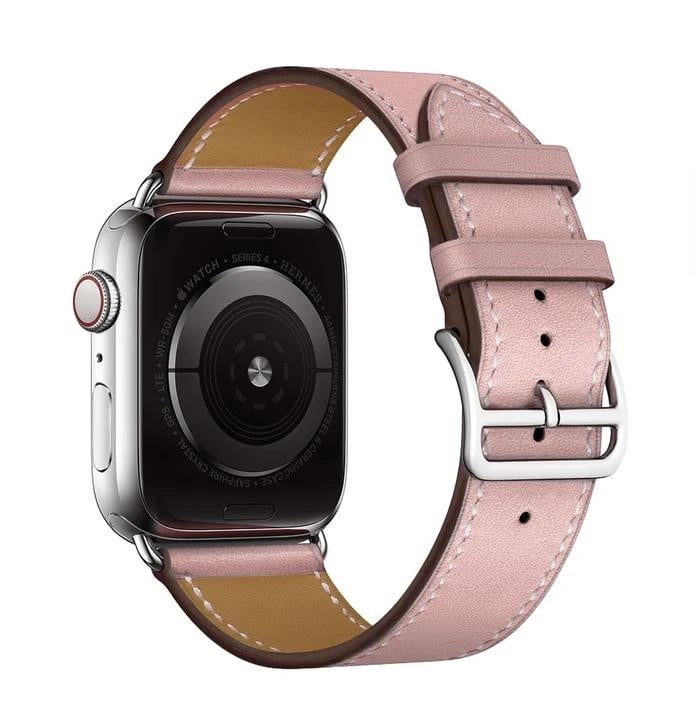 Apple Watch - leather pink