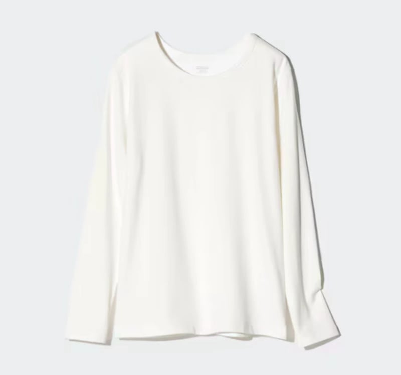 UNIQLO WOMEN ULTRA WARM THERMAL SHIRT “OFF WHITE”