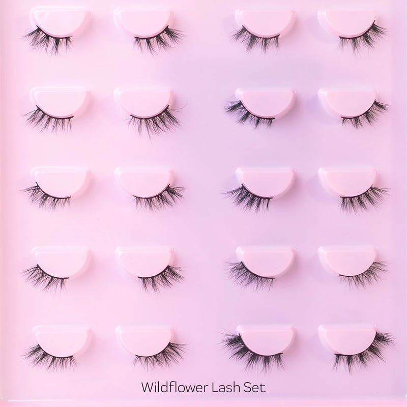 Side Lashes with Glue