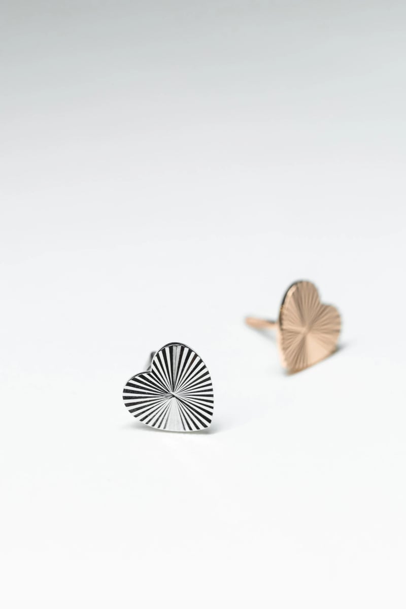 I'Heart'You Heart Stud Earrings