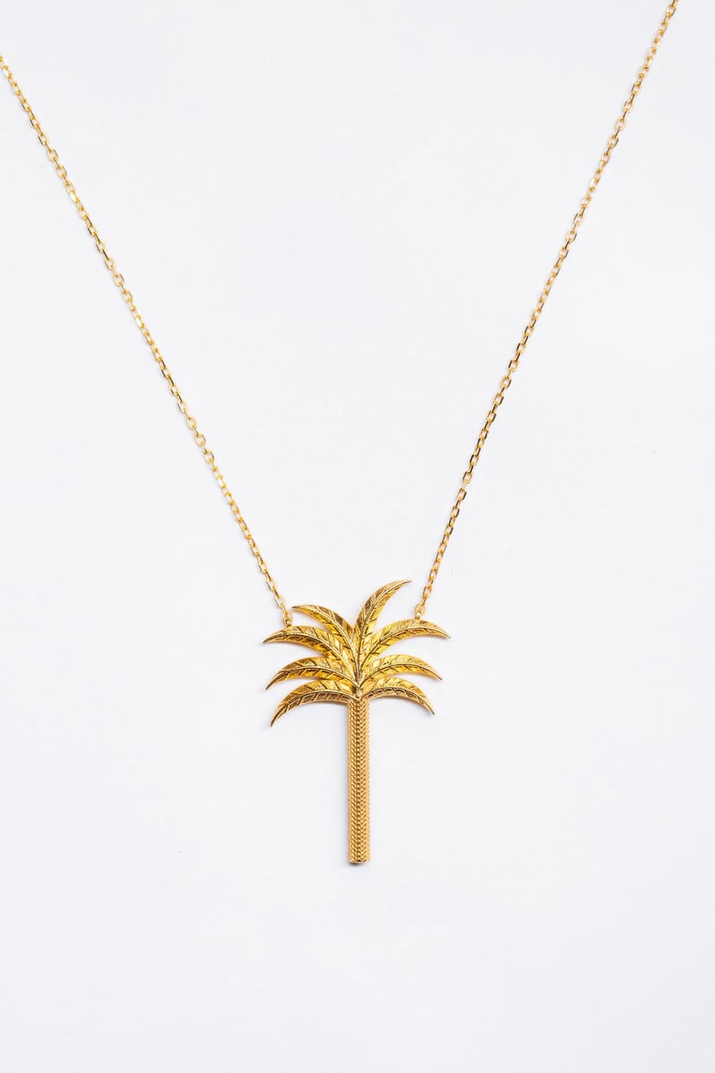 The Palm Tree Long Necklace