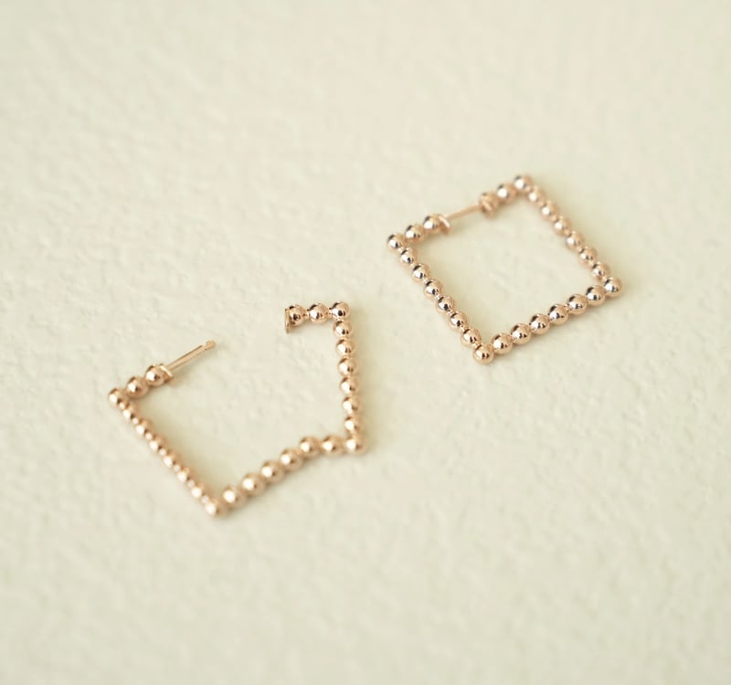DROPS Square Hoop Earrings