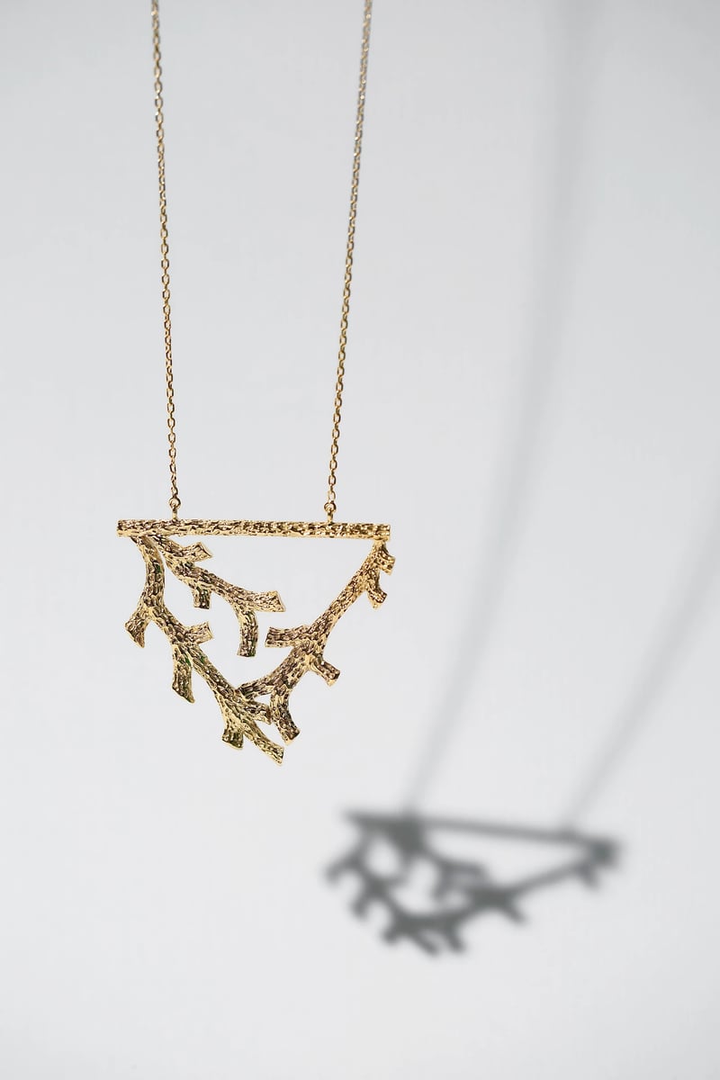 TWIG Statement Long Necklace