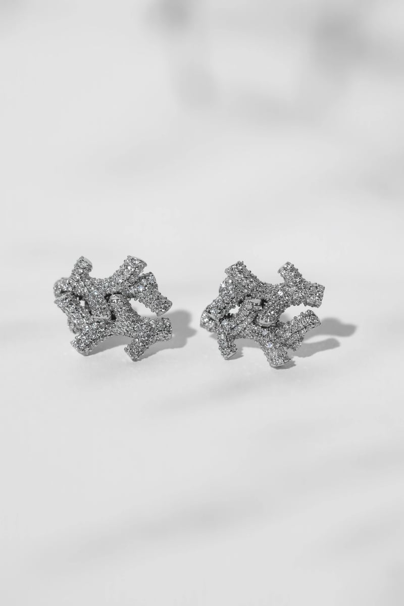TWIG Diamond Stud Earrings